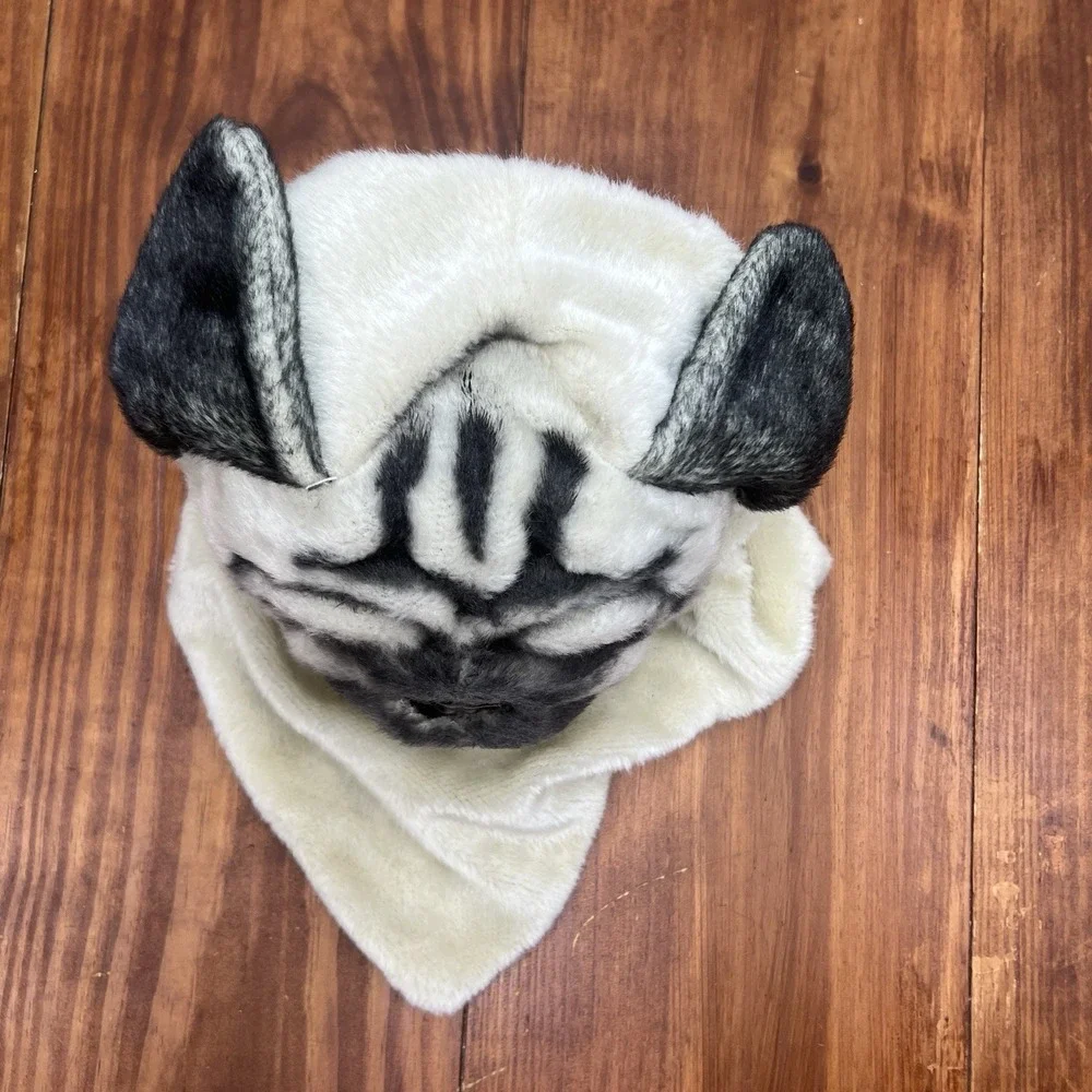 Pug Dog Halloween Costume Mask Adult One Size Plush Head Cosplay